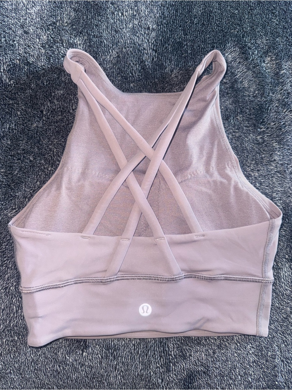 lululemon athletica Mauve Cross-Strap Sports Bra